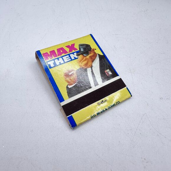 CAMEL HARD PACK Max Eddie Cigarette 1992 RJR Tobacco Co NC Matchbook - Picture 3 of 4